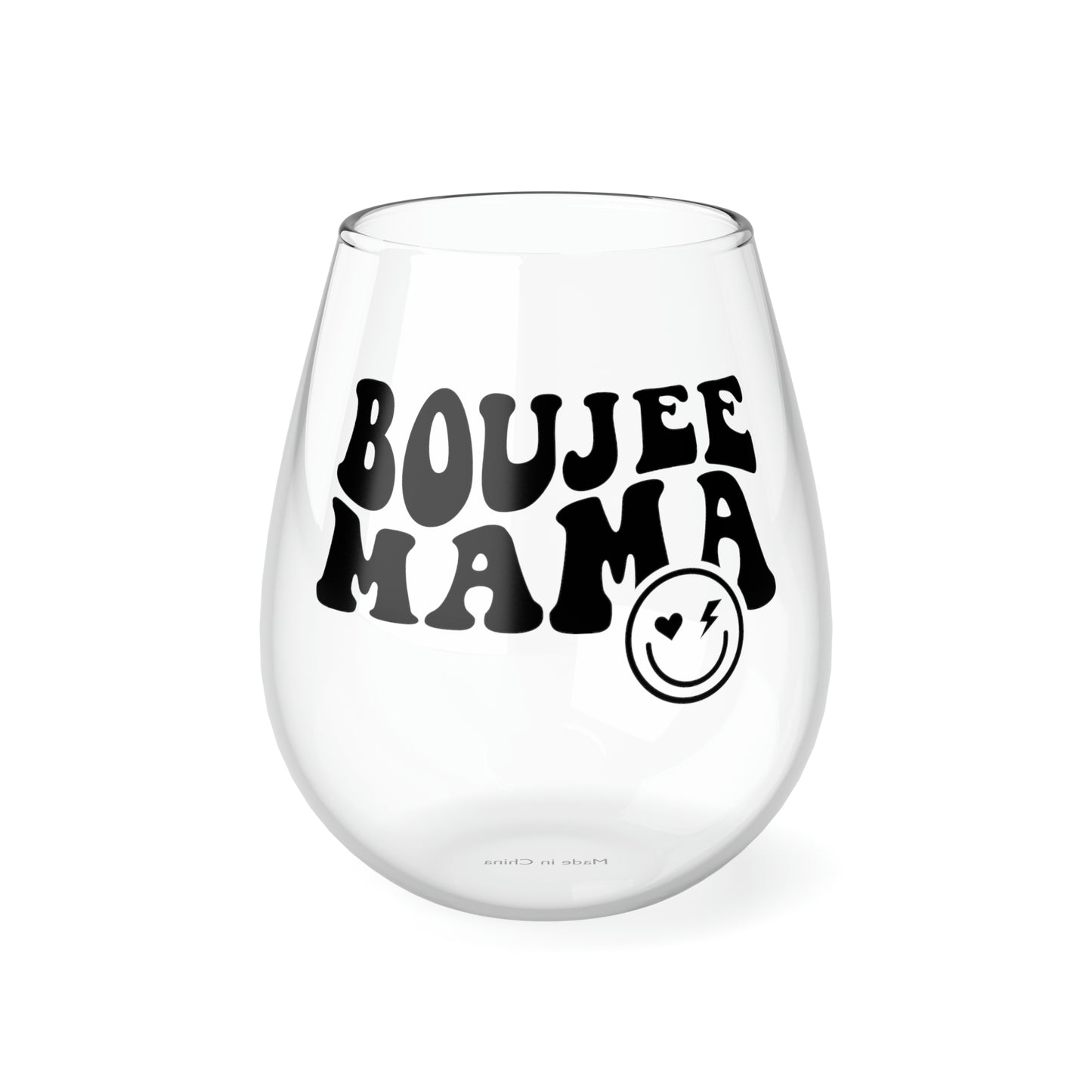 Boujee Mama Wine Glass Mug 11.75oz  