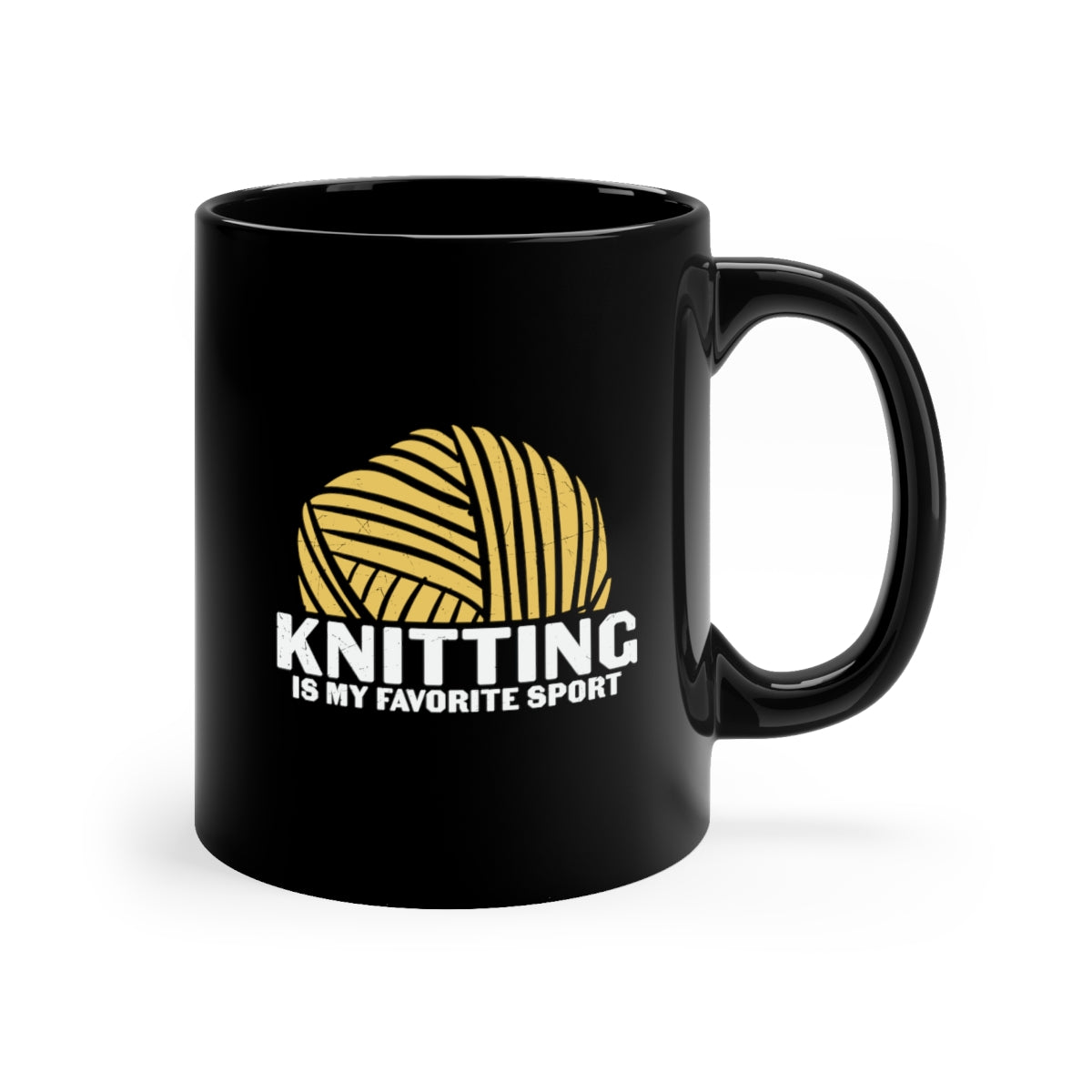 Knitting is my Favorite Sport Coffee Mug Mug   