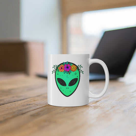 Little Green Man Coffee Mug Mug   