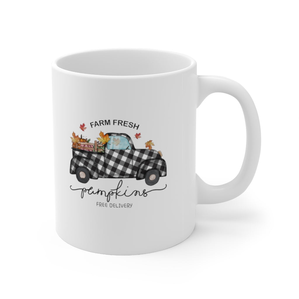 Farm Fresh Pumpkins Coffee Mug Mug 11oz  