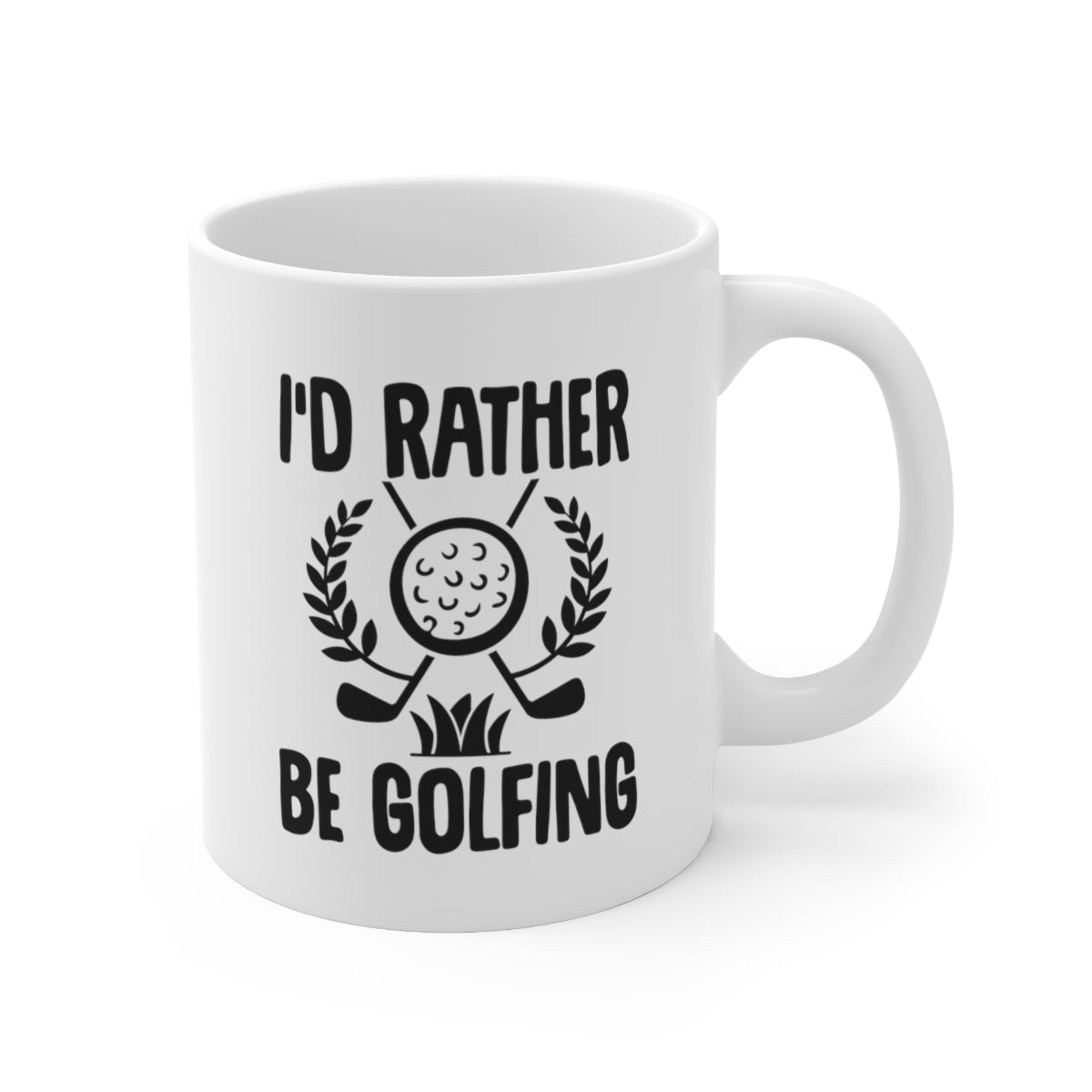 I'd Rather Be Golfing Coffee Mug Mug   