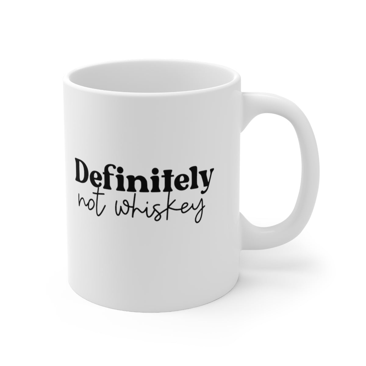 Definitely Not Whiskey Coffee Mug Mug   