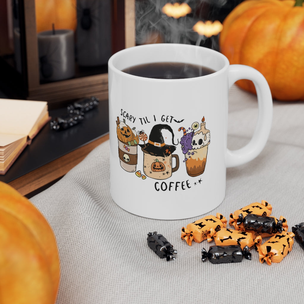 Spooky til' I Get My Coffee Coffee Mug Mug 11oz  