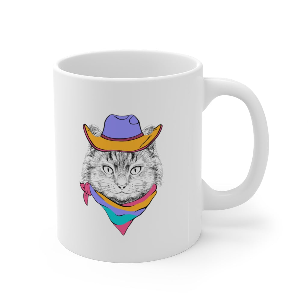 Cowboy Cat Coffee Mug Mug   