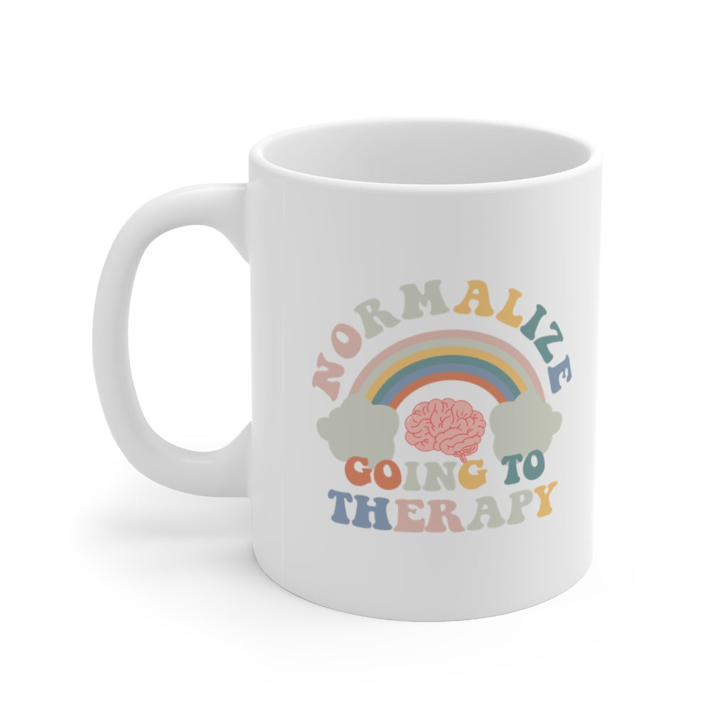 Normalize Going to Therapy Coffee Mug Mug   