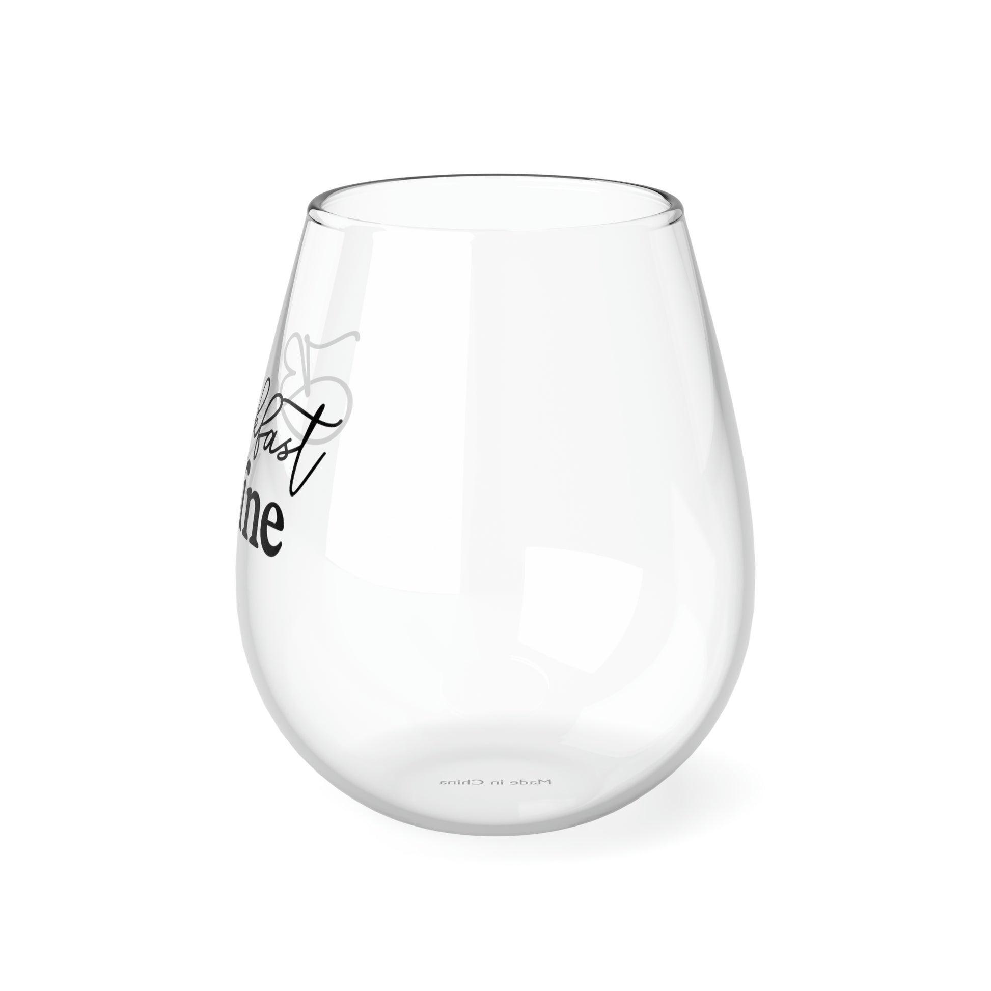 Breakfast Wine Wine Glass Mug   