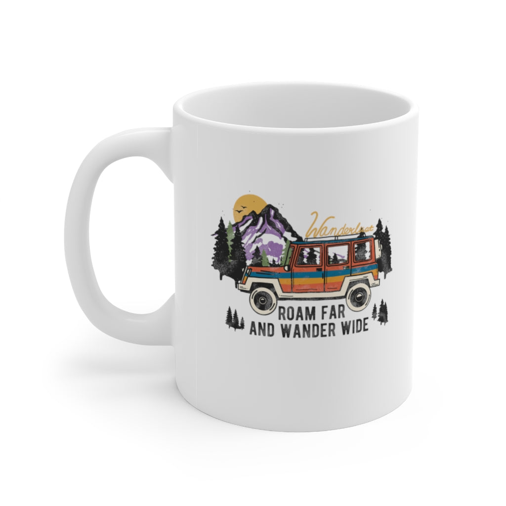 Roam Far and Wander Wide Coffee Mug Mug   