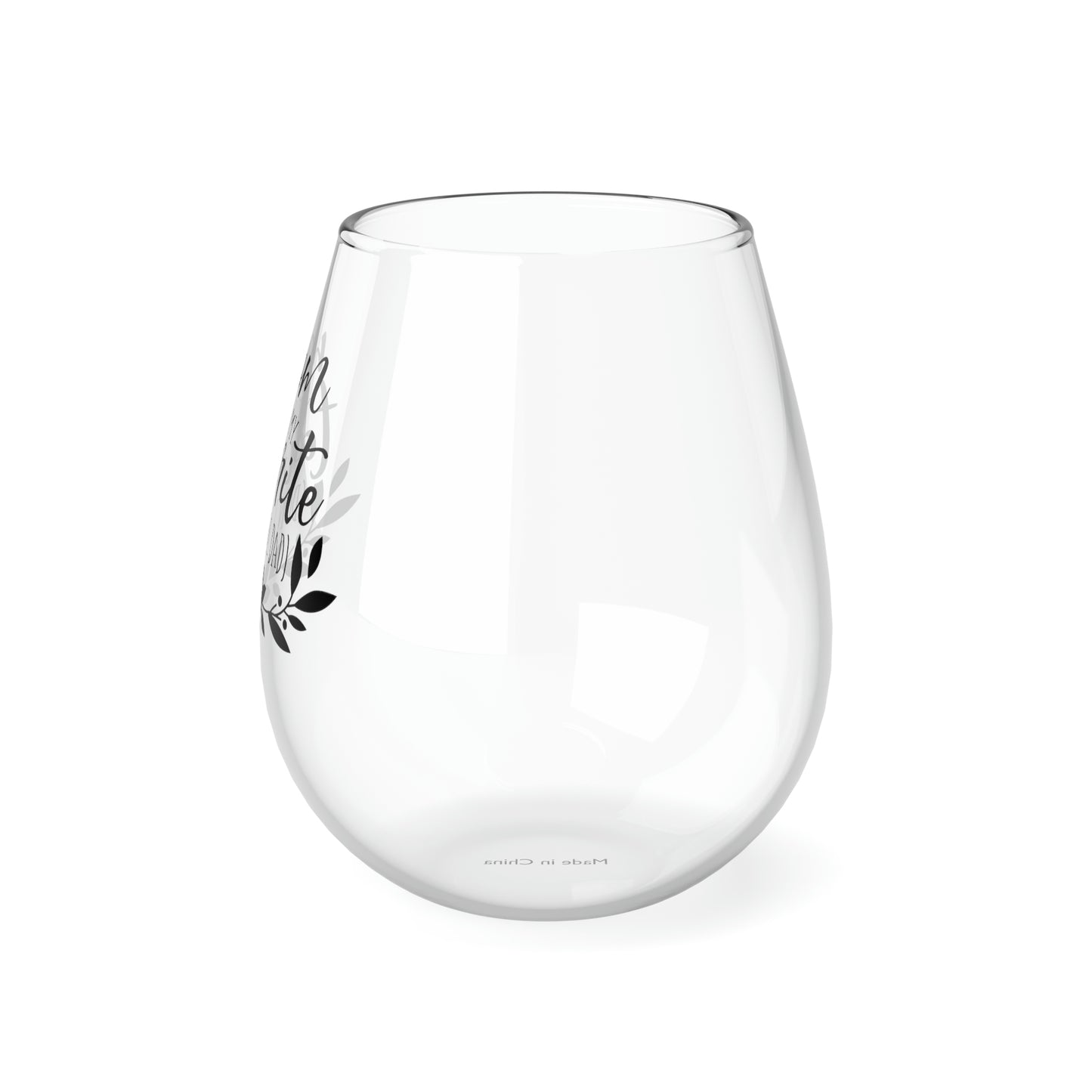 Mom, You're My Favorite Wine Glass Mug   