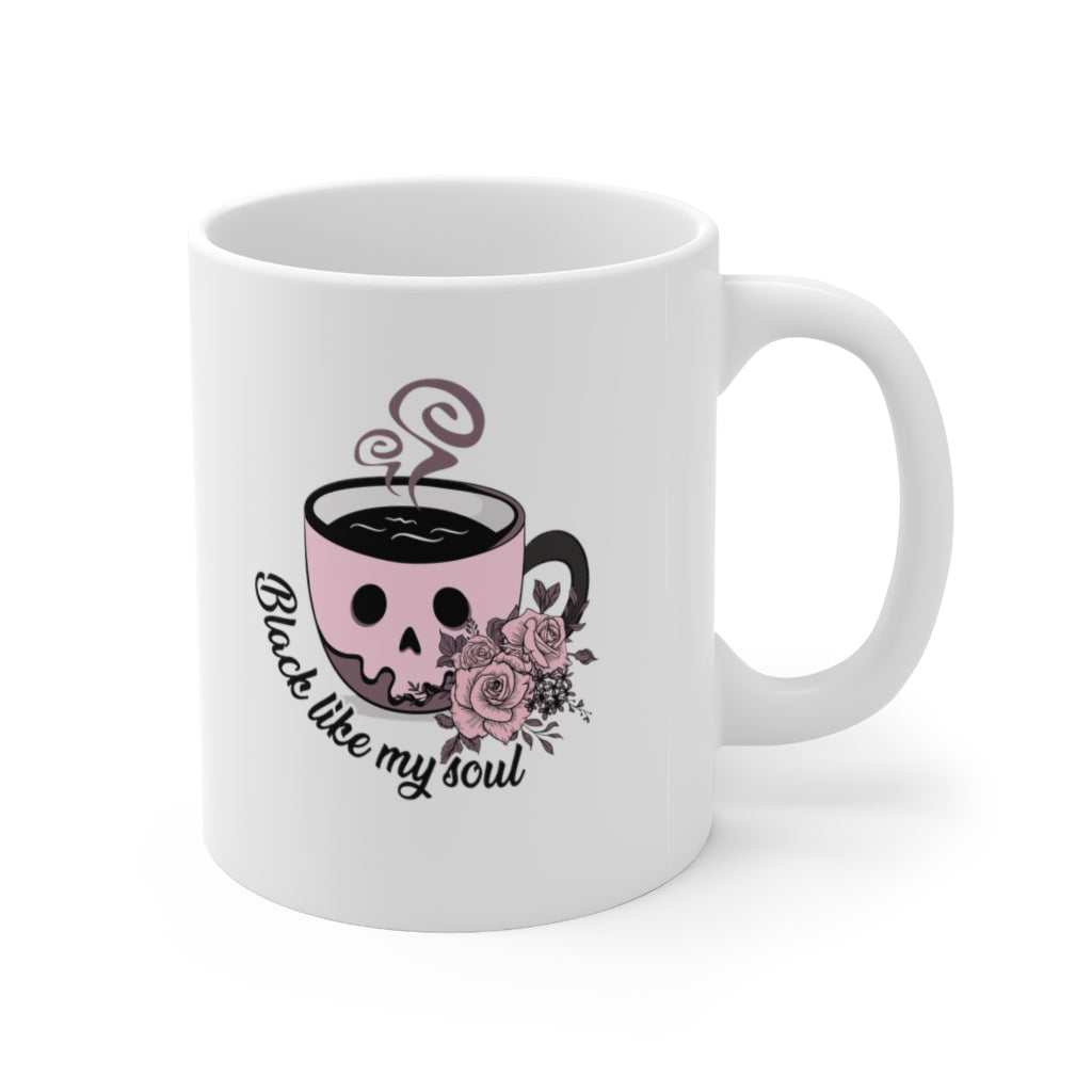 Black Like my Soul Coffee Mug Mug   