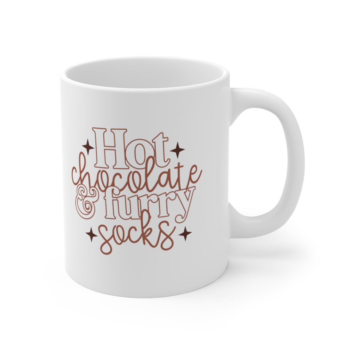 Hot Chocolate and Furry Socks Coffee Mug Mug   