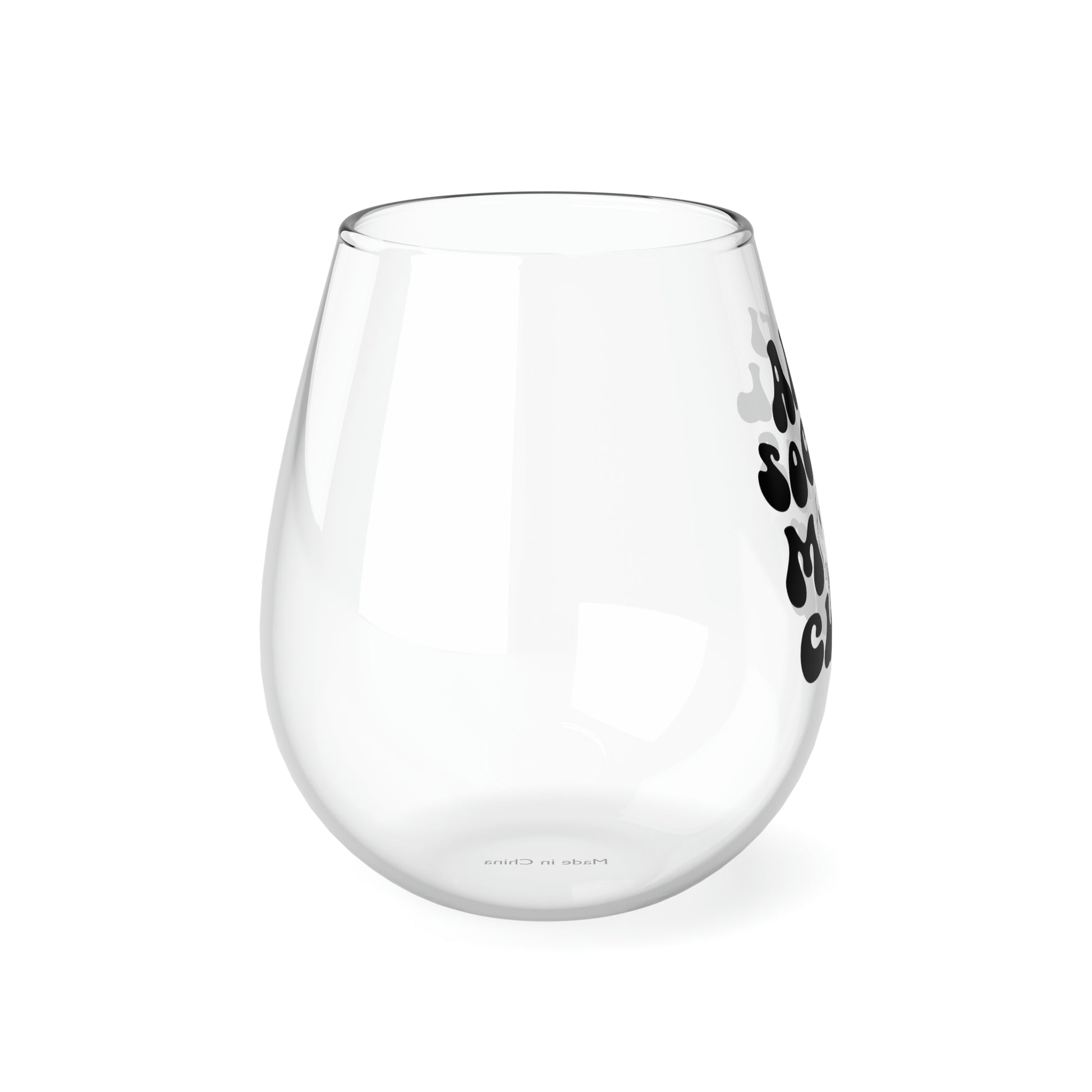 Anti Social Mom's Club Wine Glass Mug   