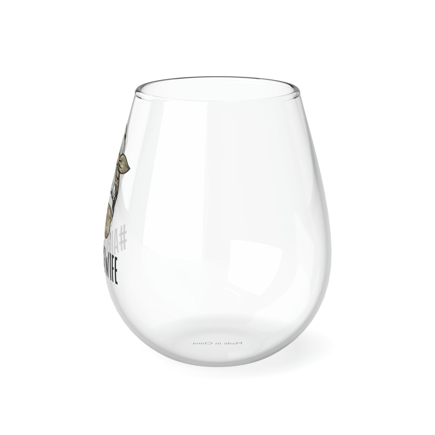 #AirForceWife Wine Glass Mug   