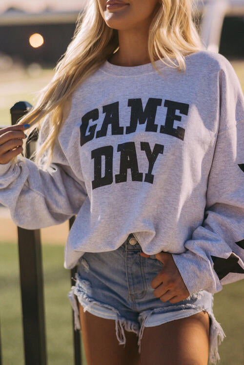 Game Day Round Neck Sweatshirt    