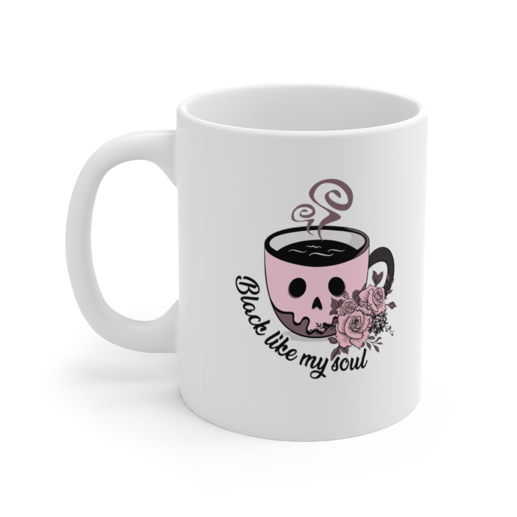 Black Like my Soul Coffee Mug Mug   